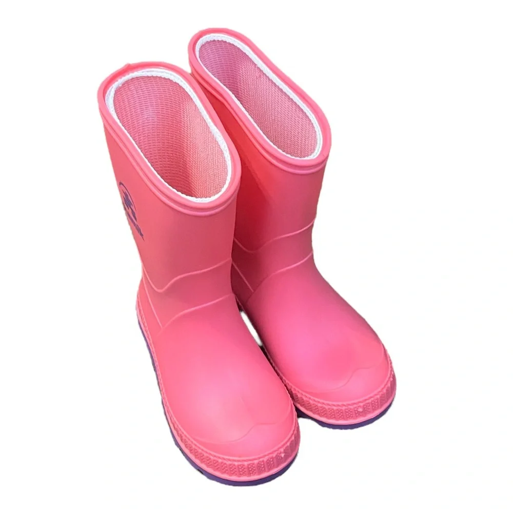 Kamik Girls Pink Waterproof Rain Boots